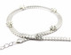 48" Silver Flower Diamante Waist Chain Belts for Women Fashion Accessory